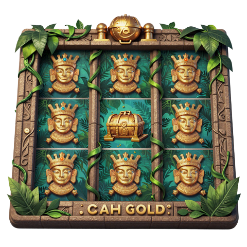 Aztec Gold Dschungel Online Slot mit goldenen Idolen und Ranken im OnlySpins Casino